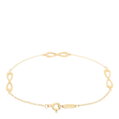 Tiffany 18K Yellow Gold Infinity Endless Bracelet 2 of 5