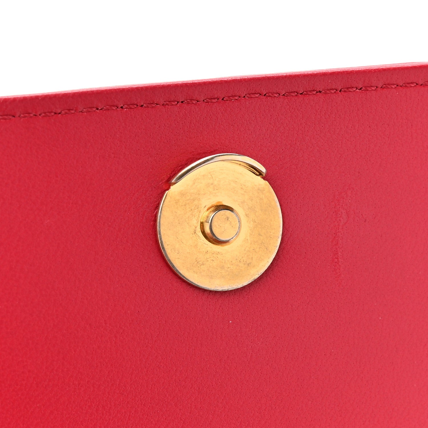 Chanel Lambskin Quilted Lucky Charms CC Crossbody Messenger Flap Red 11 of 11
