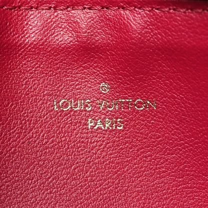 Louis Vuitton Monogram Felicie Chain Wallet Zippered Insert Fuchsia 6 of 6