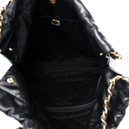 Chanel Calfskin Quilted Small Chanel 22 Black 5 of 9