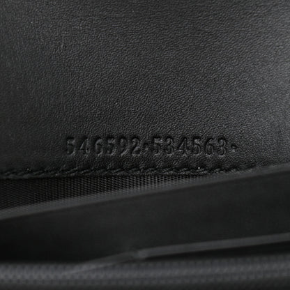 Gucci Suede Patent Web Ophidia Wallet On Chain Black 6 of 10