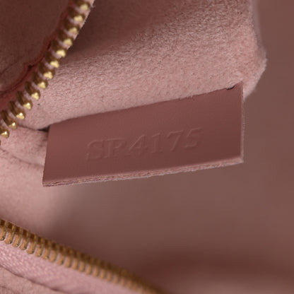 Louis Vuitton Damier Ebene Caissa Hobo Rose Ballerine 7 of 12