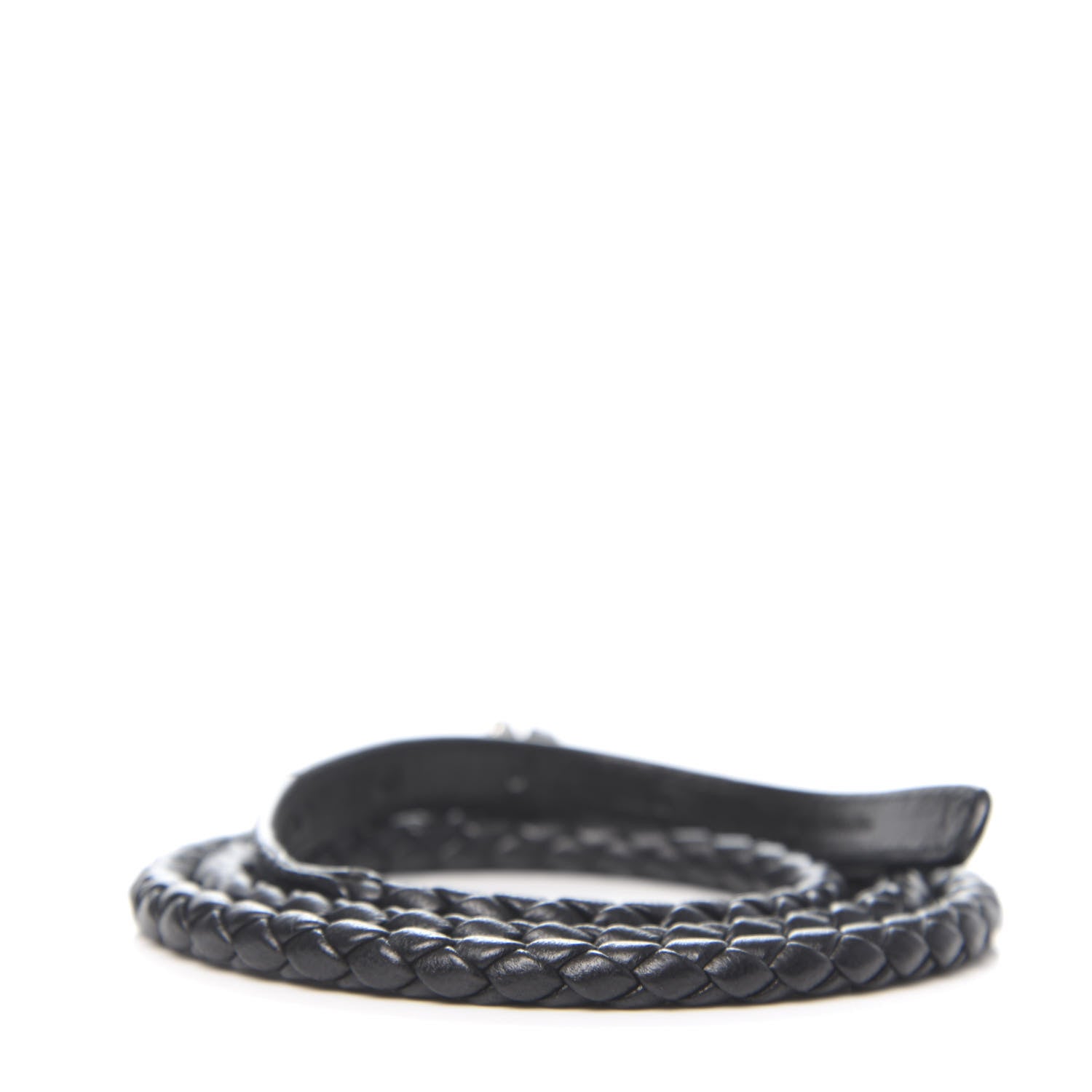 Bottega Veneta Nappa Intrecciato Belt 90 36 Black 2 of 6