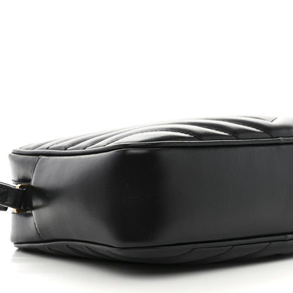 Saint Laurent Calfskin Matelasse Monogram Lou Camera Bag Black 8 of 11