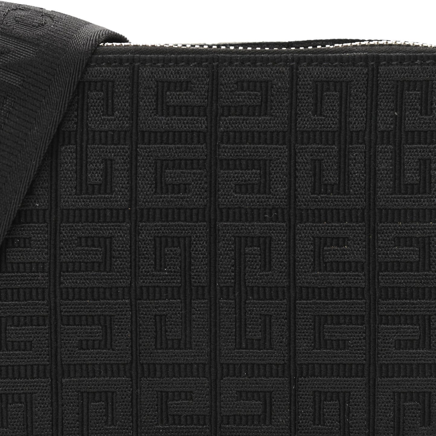 Canvas Embroidered Antigona U 4G Camera Bag Black