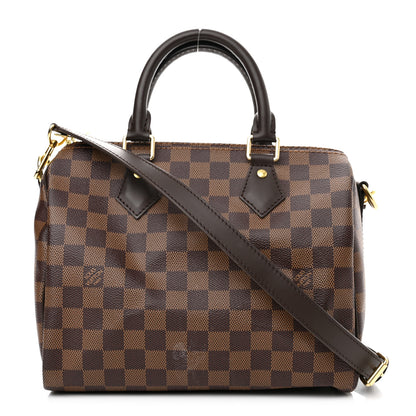 Louis Vuitton Damier Ebene Speedy Bandouliere 25 1 of 10