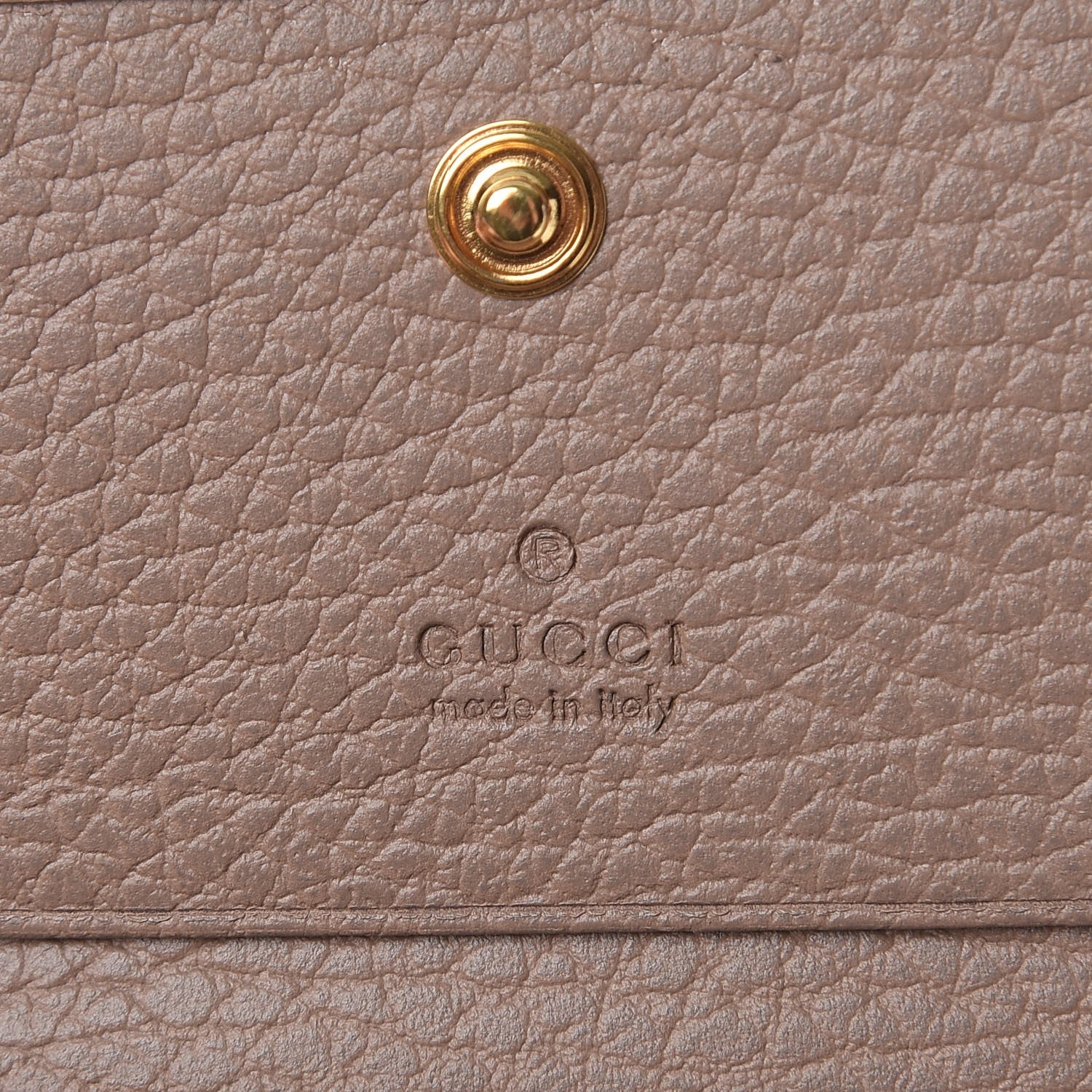 Gucci Pebbled Calfskin GG Marmont Card Case Porcelain Rose 6 of 8