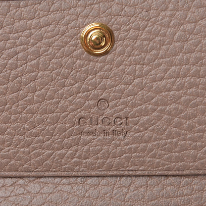 Gucci Pebbled Calfskin GG Marmont Card Case Porcelain Rose 6 of 8