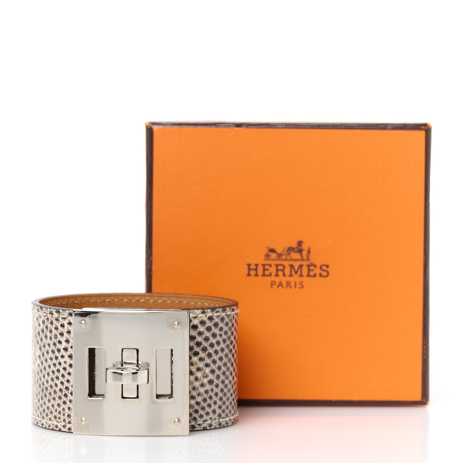 Hermes Lizard Kelly Dog Bracelet T3 Ombre 6 of 6