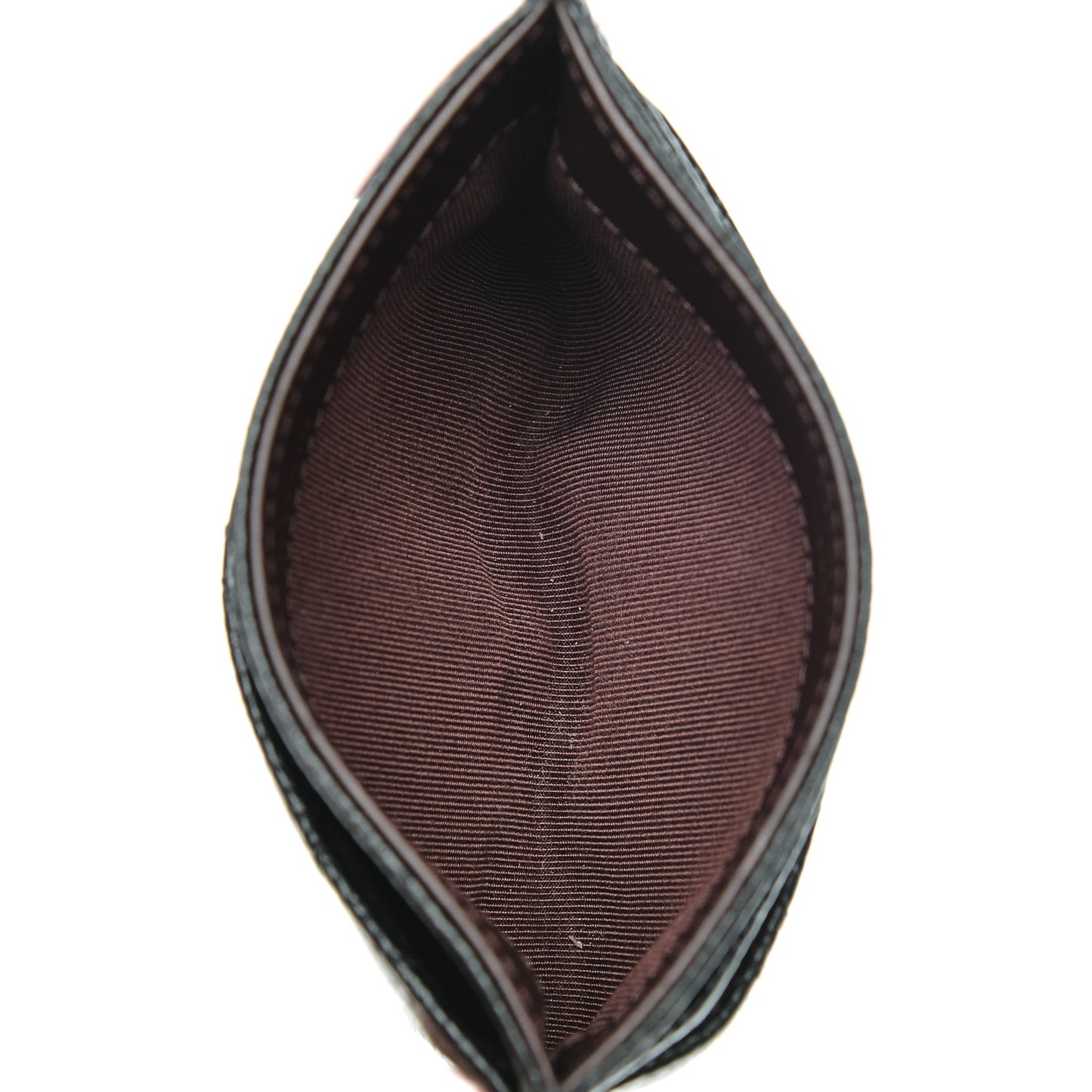 Caviar Quilted Card Holder Black