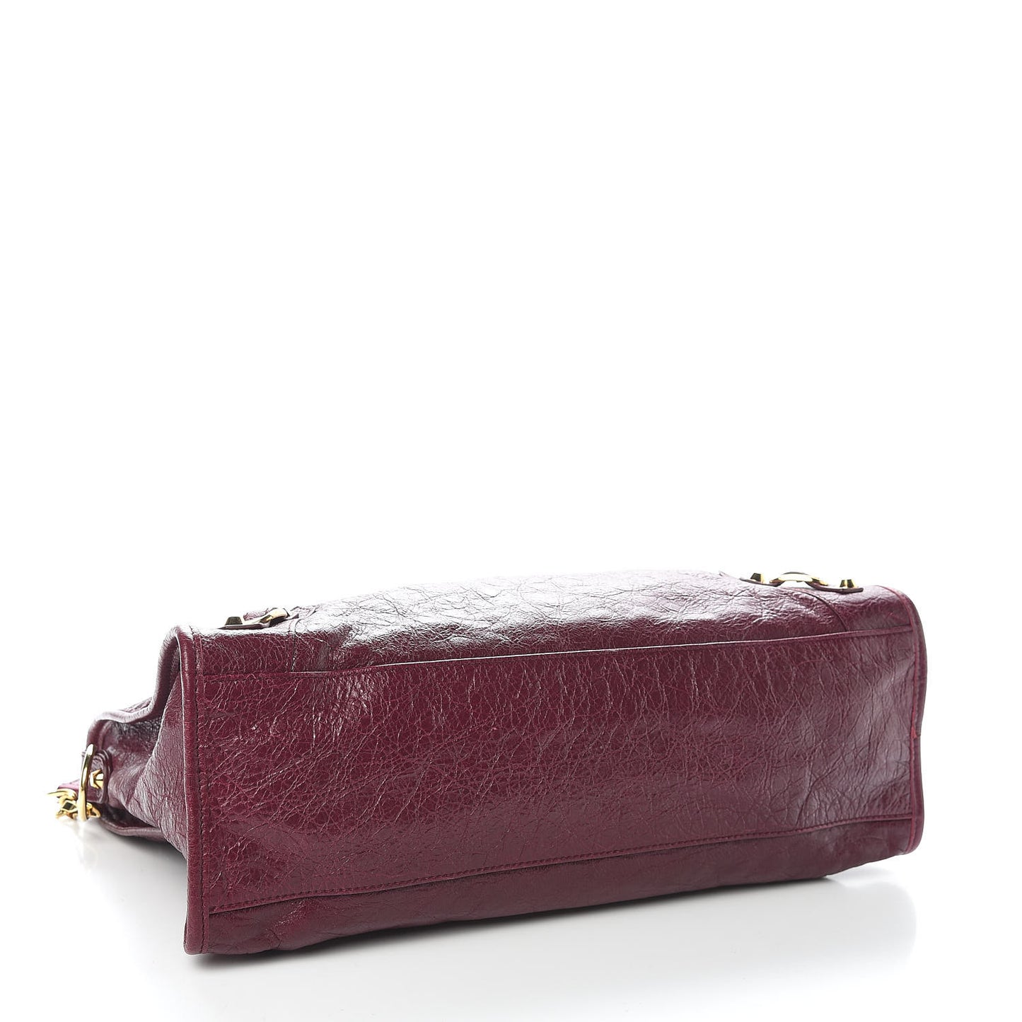 Agneau Classic Gold Hardware City Violet Prune