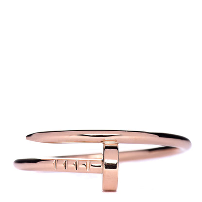 Cartier 18K Pink Gold Small Juste Un Clou Ring 60 9 1 of 6