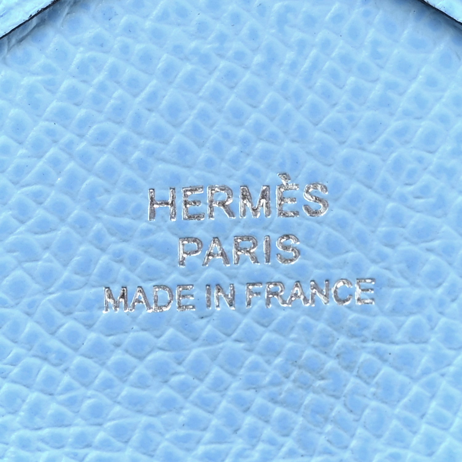 Hermes Epsom Calvi Duo Card Case Celeste 8 of 10