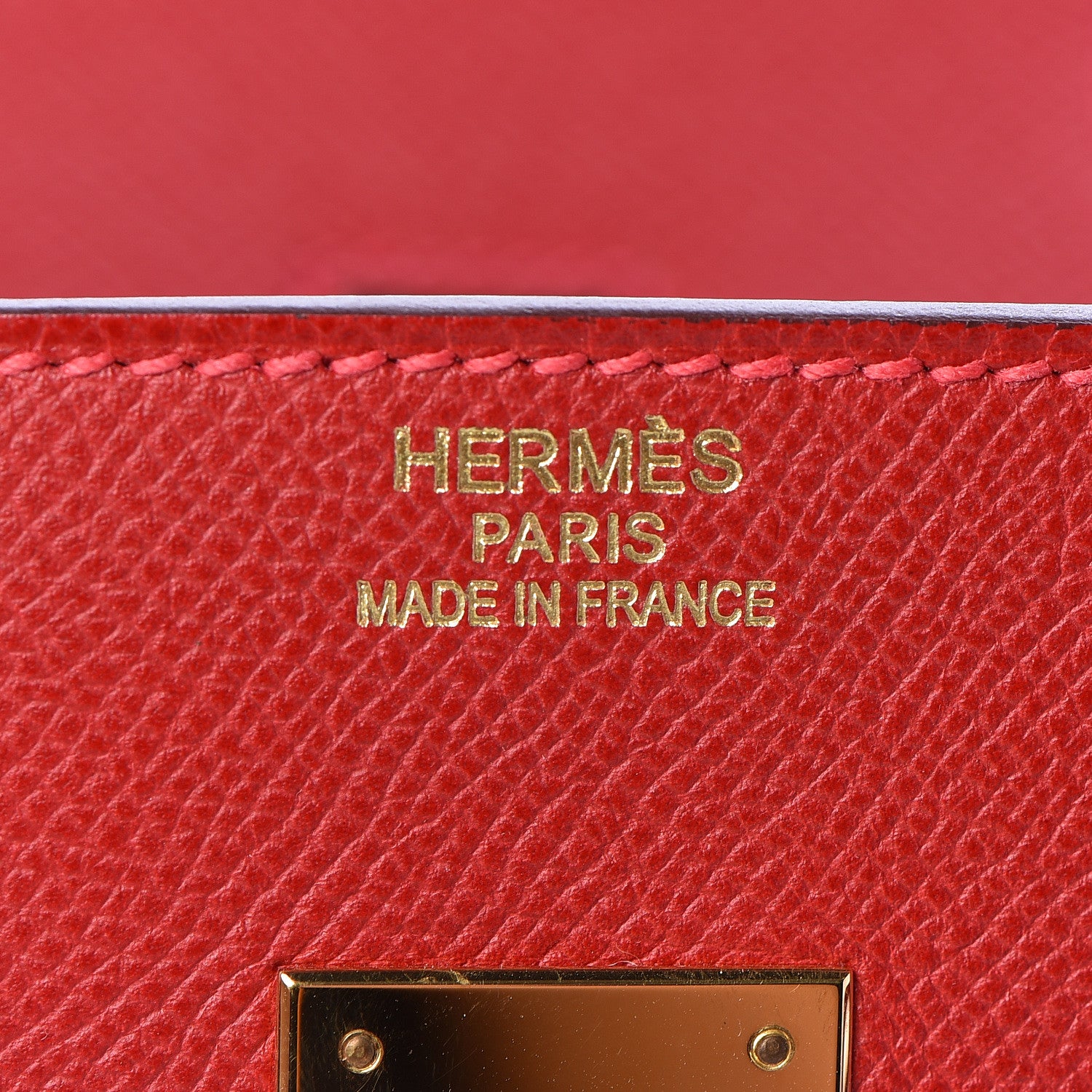 Hermes Epsom Birkin 35 Rouge Casaque 19 of 44