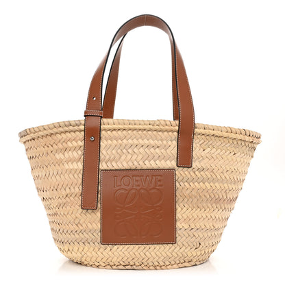 Loewe Raffia Basket Tote Bag Natural Tan 1 of 9