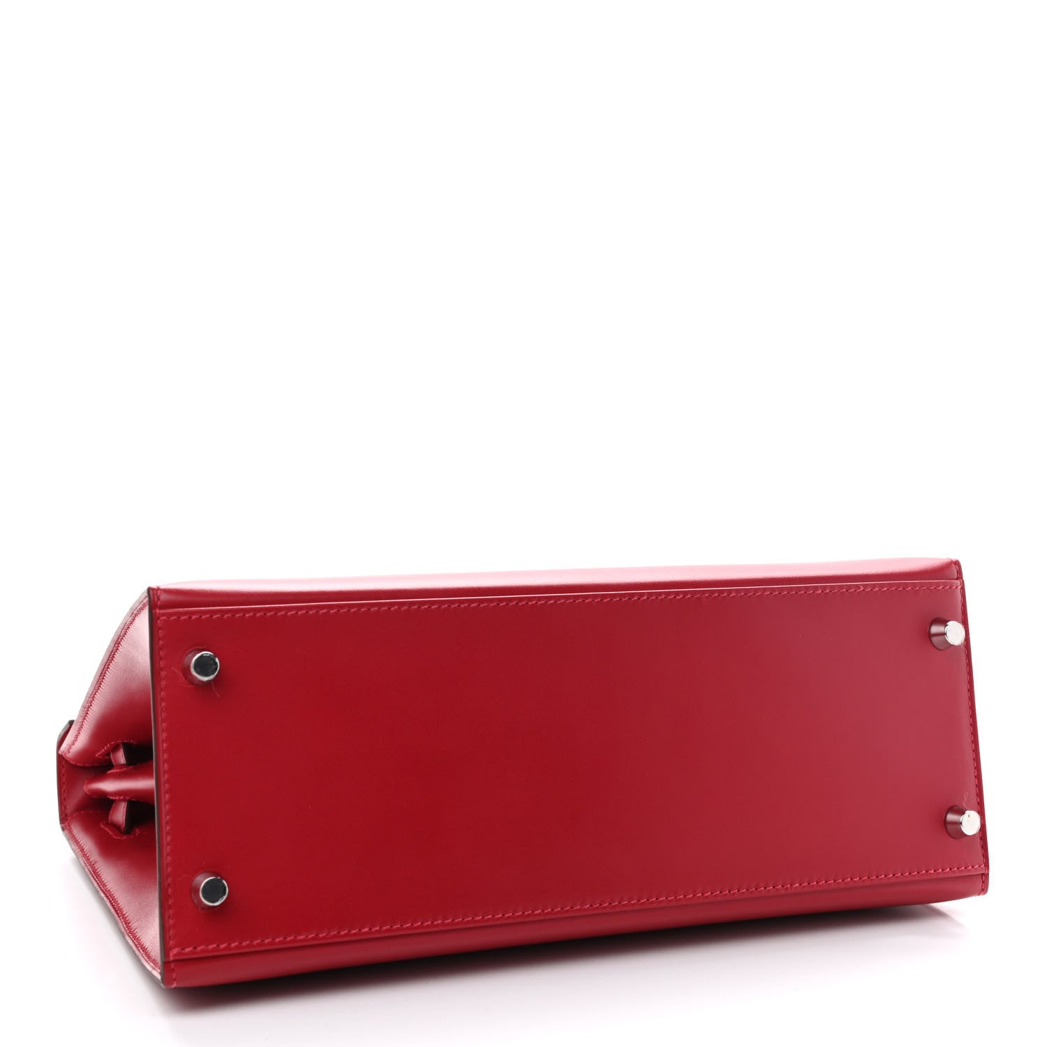 Hermes Tadelakt Kelly Sellier 28 Rouge Vif 4 of 12