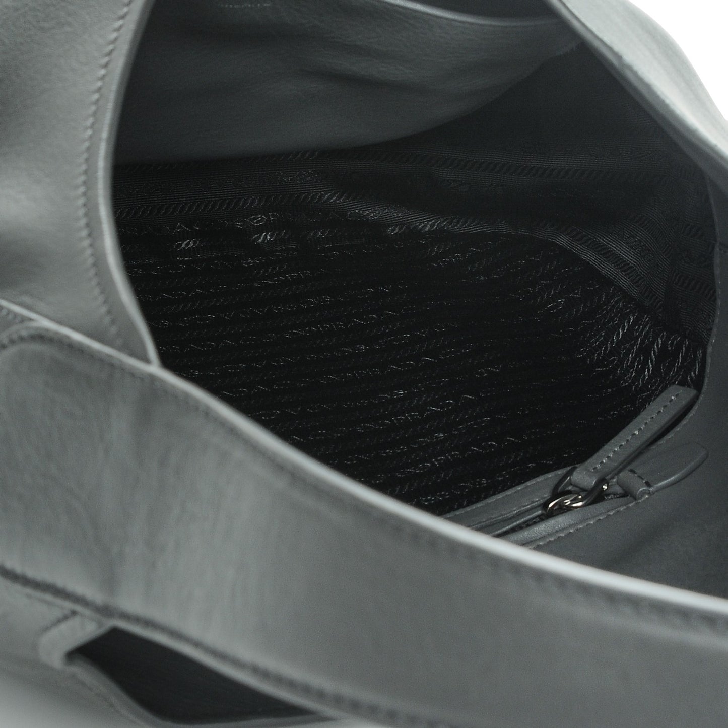 Vitello Corsica Pocket Hobo Bag Mercurio