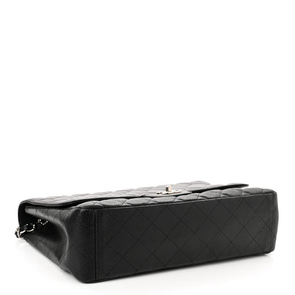 Chanel Caviar Quilted Maxi Single Flap Black 4 of 12