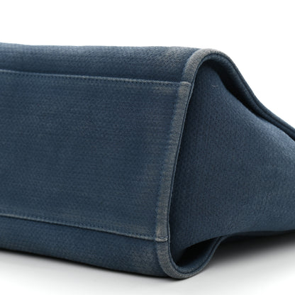 Chanel Canvas Medium Deauville Tote Blue 10 of 10