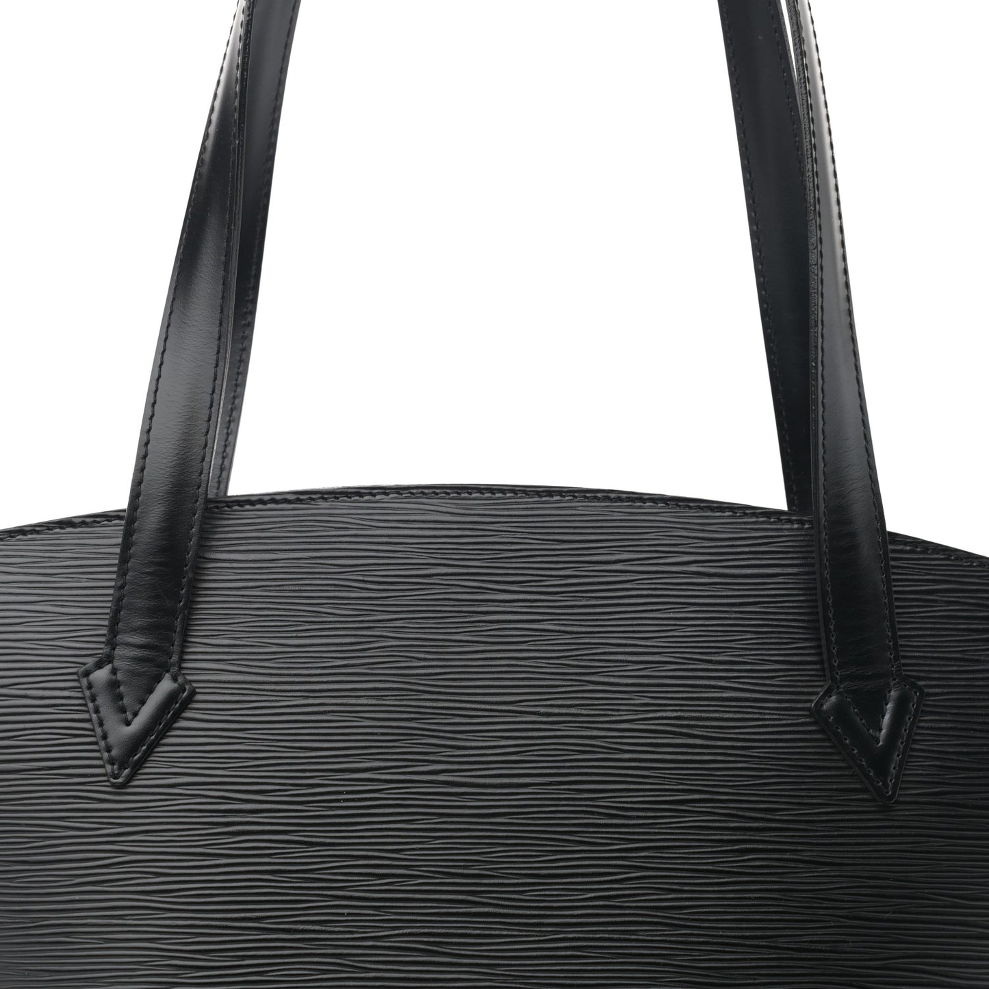 Epi Saint Jacques PM Long Straps Black