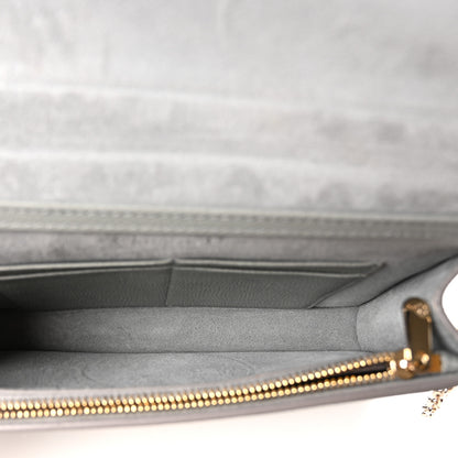 Christian Dior Calfskin 30 Montaigne 2 in 1 Pouch Grey 5 of 10