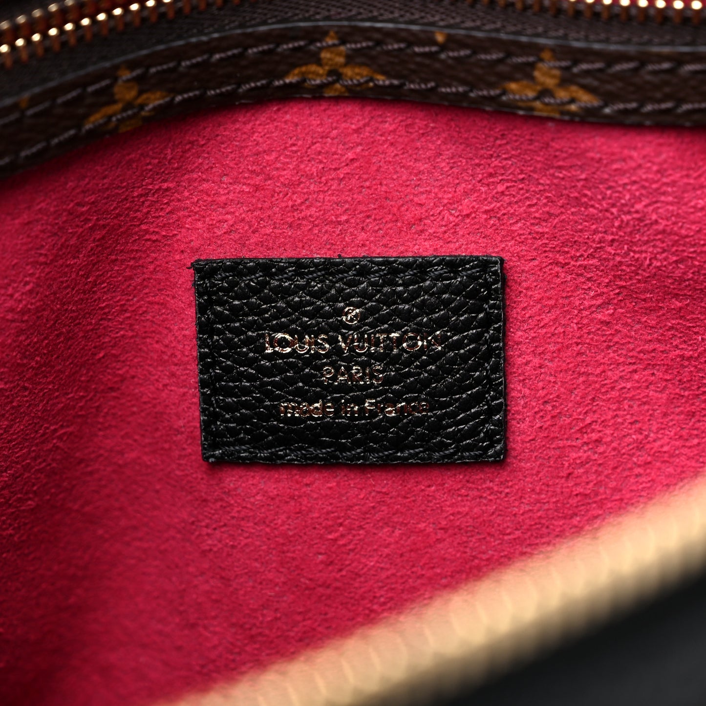 Calfskin Monogram Teddy Speedy Bandouliere 30 Black