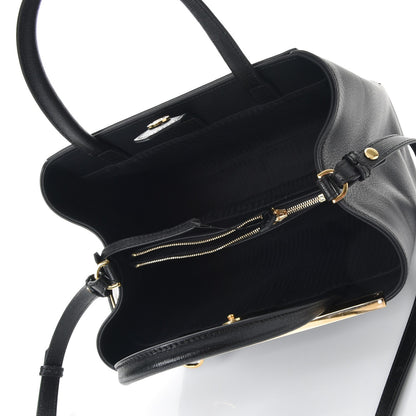 Fendi Vitello Elite Petite 2Jours Tote Black 6 of 9
