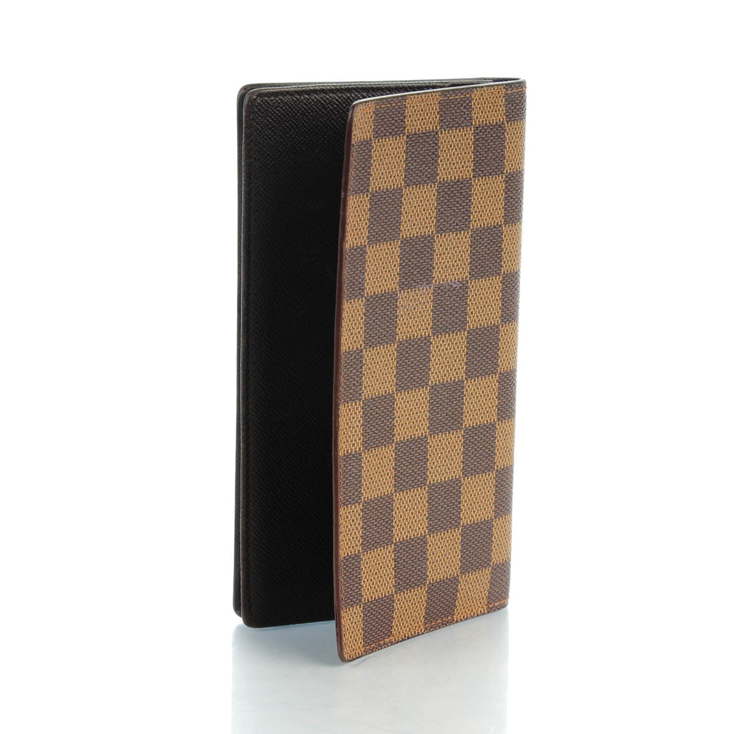 Louis Vuitton Damier Ebene Porte-Cartes Credit Yen Checkbook Wallet 3 of 7