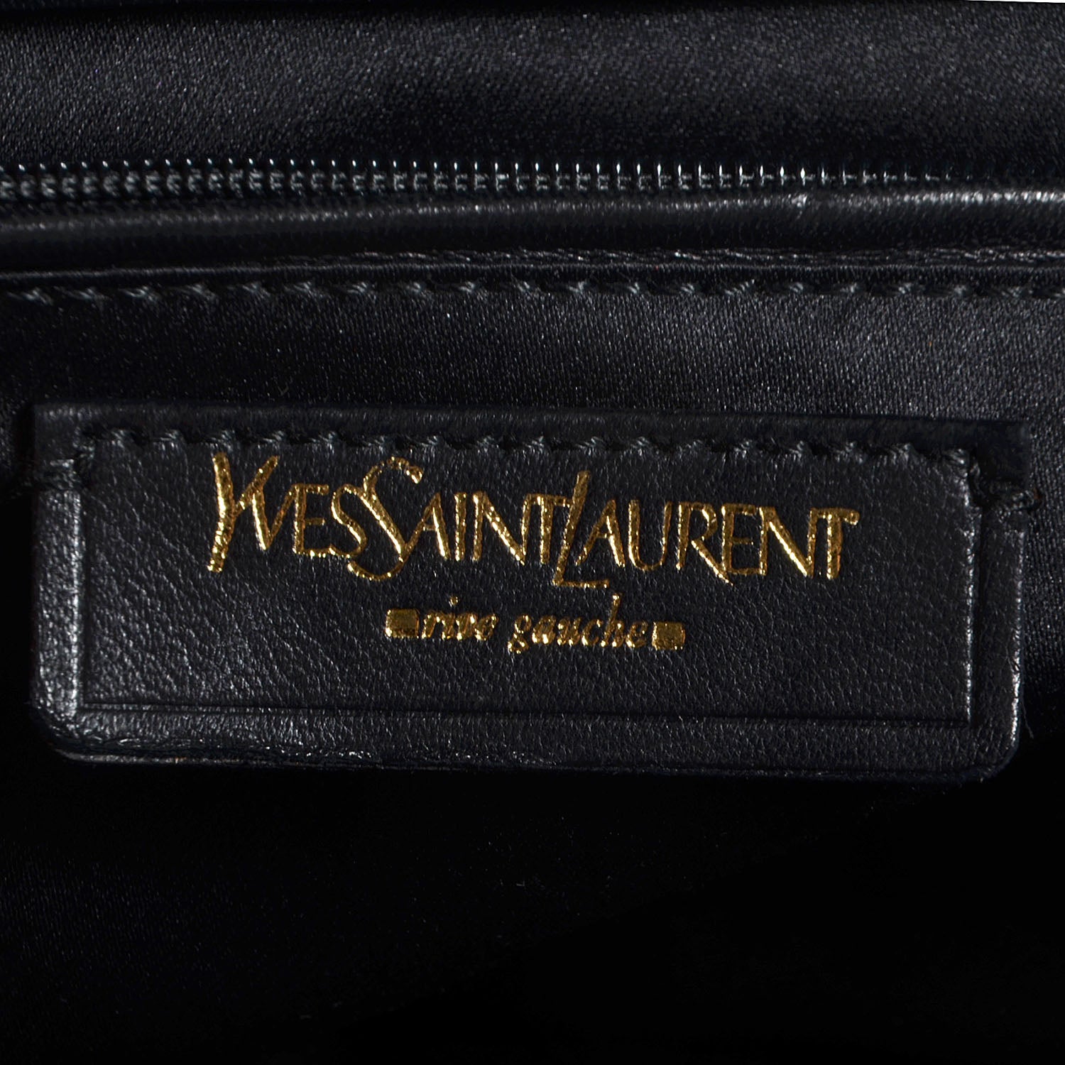 Saint Laurent Leather Oversized Muse Black 7 of 8
