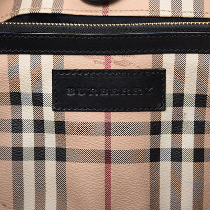 Burberry Haymarket Check Small Canterbury Tote Black 6 of 7