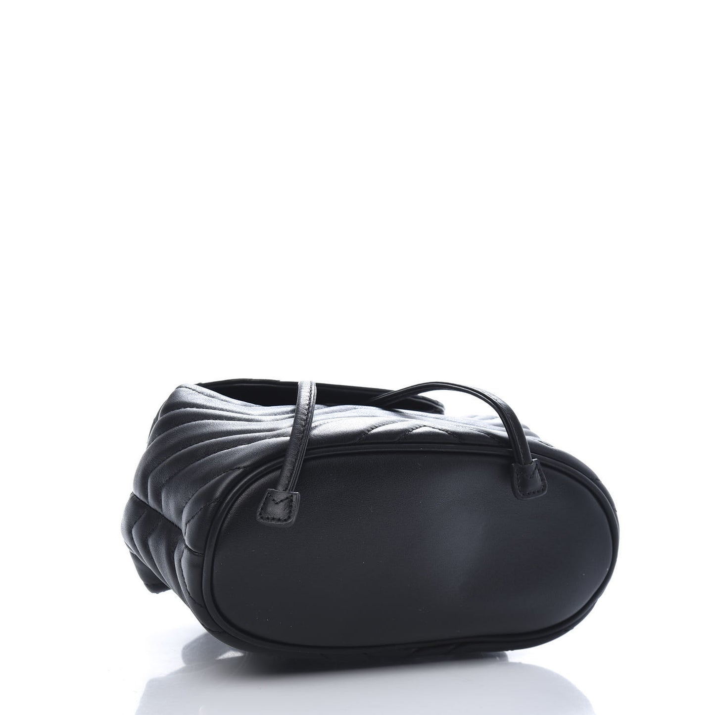Calfskin Matelasse GG Marmont Flap Backpack Black