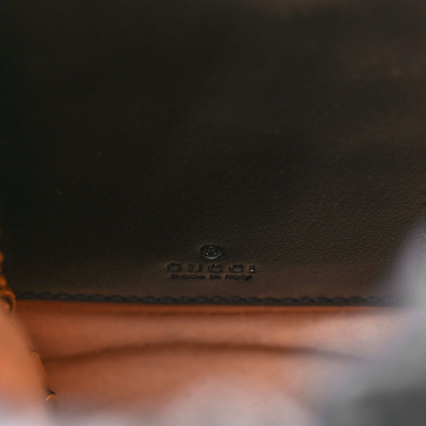 Calfskin Matelasse Mini GG Marmont 2.0 Bucket Bag Black