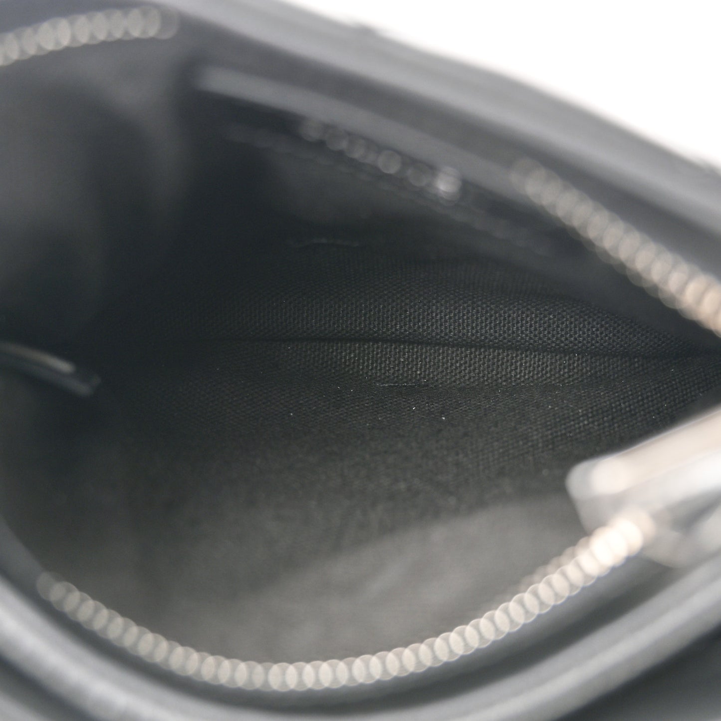 Lambskin Quilted Uniform Crossbody Bag Black