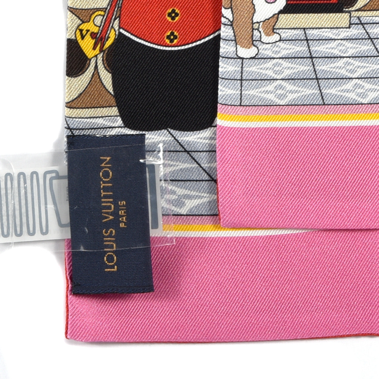 Silk Monogram 2021 London Christmas Animation Bandeau Marron