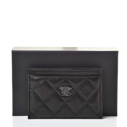 Chanel Caviar Quilted Incognito Card Holder Black 9 of 9