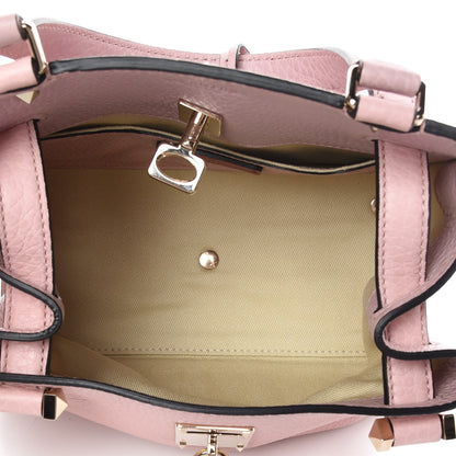 Valentino Garavani Pebbled Calfskin Small Joylock Satchel Loto 7 of 9