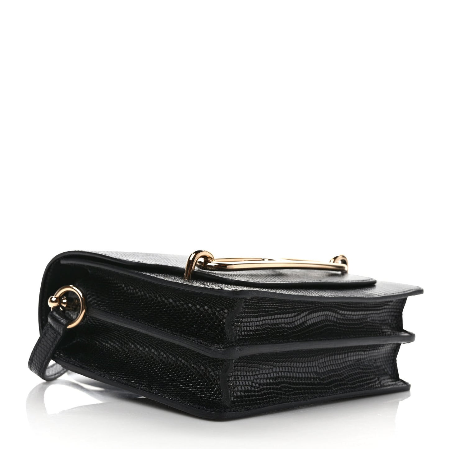 Lizard Mini Sac Roulis Black