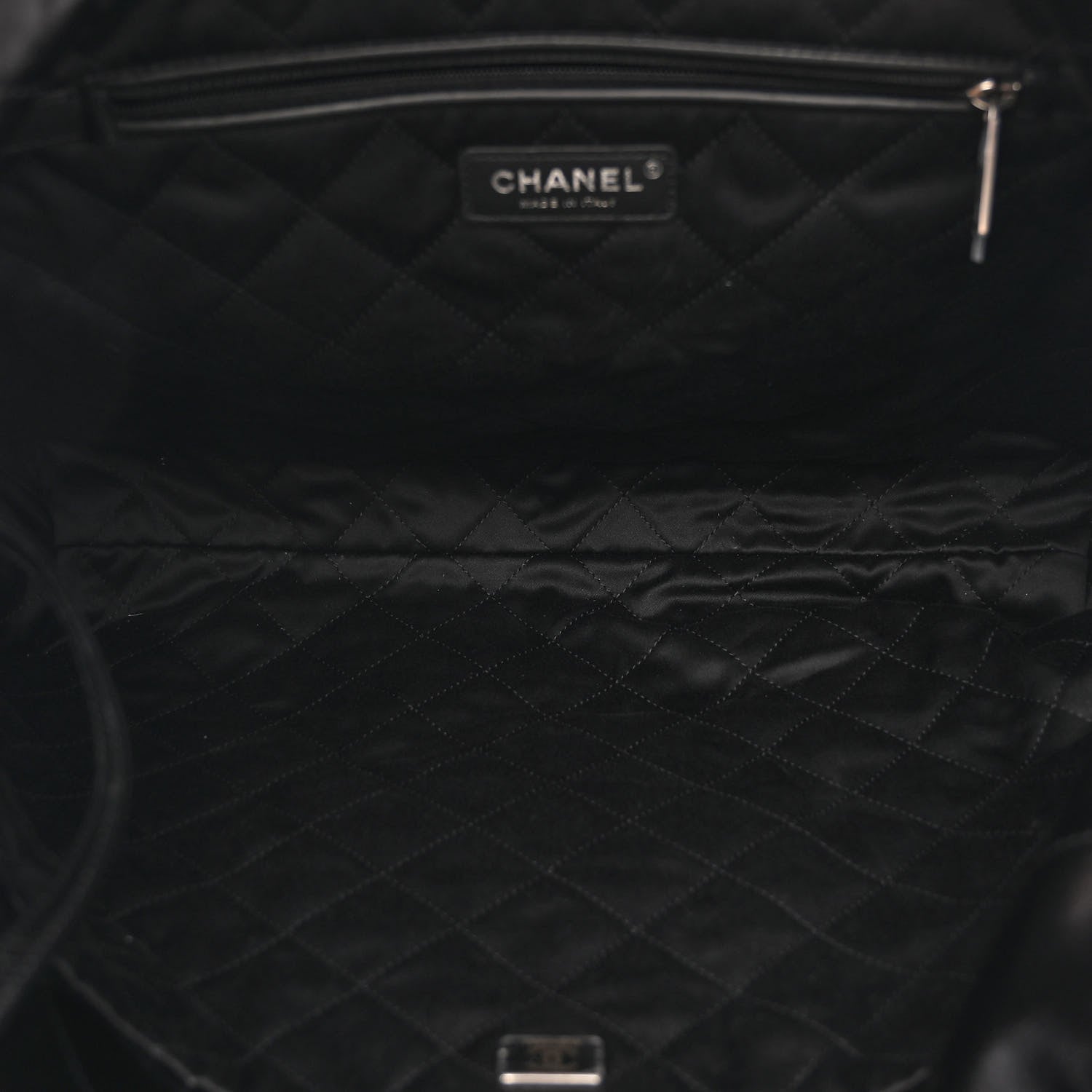 Chanel Shiny Calfskin Quilted Large Chanel 22 So Black 5 of 10