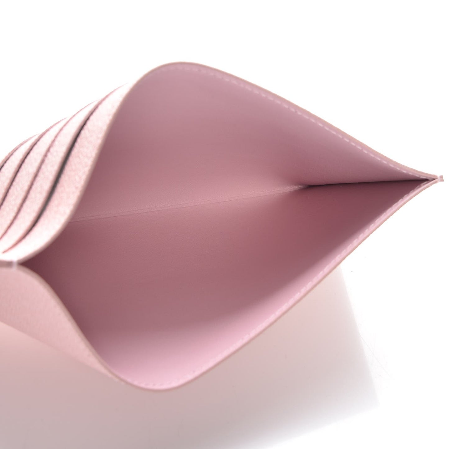 Calfskin Felicie Card Holder Insert Rose Ballerine