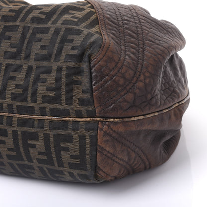 Fendi Zucca Nappa Nuvolata Vitello Tortuga Spy Tobacco Moro 8 of 11
