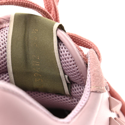 Valentino Garavani Calfskin Suede Rockstud Sneakers 35.5 Pink 7 of 7