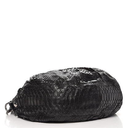 Gucci Python Icon Bit Shoulder Bag Black 5 of 10