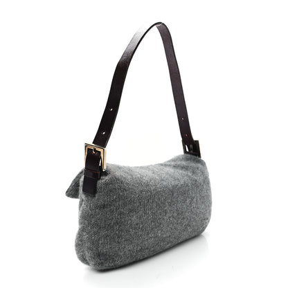 Fendi Knit Baguette Dark Grey 3 of 10