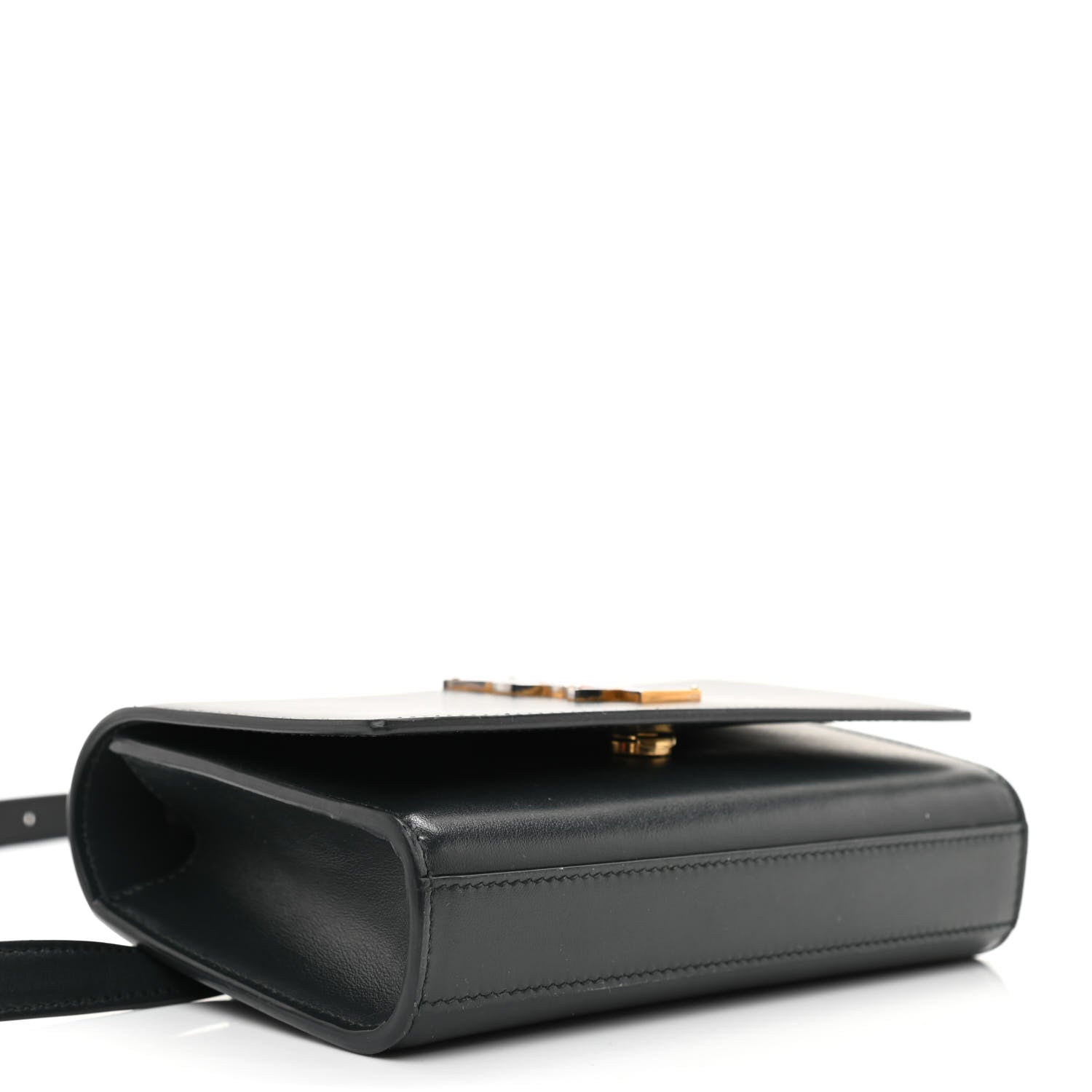Saint Laurent Smooth Calfskin Monogram Kate Belt Bag Black 4 of 8