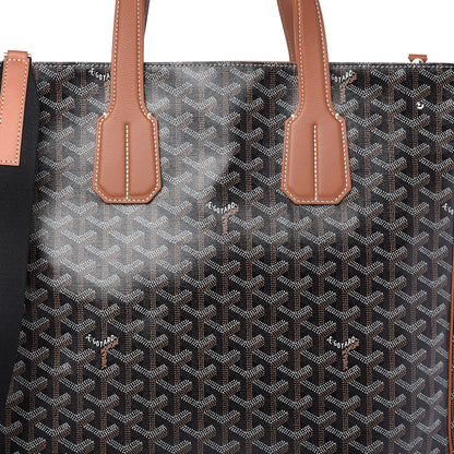 Goyard Goyardine Voltaire III Tote Black Gold 9 of 9