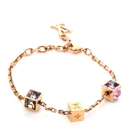 Louis Vuitton Swarovski Gamble Bracelet Gold 1 of 6