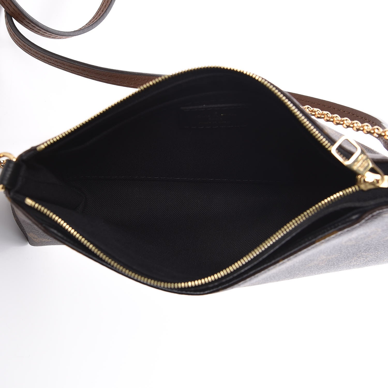 Louis Vuitton Monogram Pallas Clutch Black 5 of 11