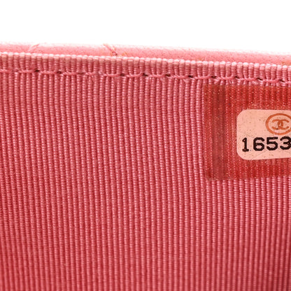 Chanel Lambskin Quilted Wallet On Chain WOC Pink 8 of 11