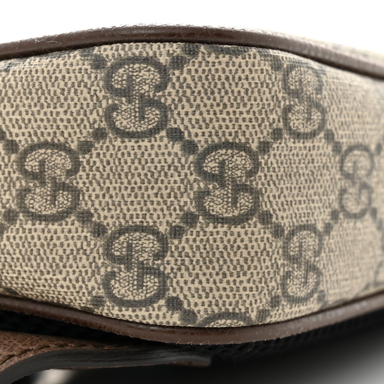 Gucci Soft GG Supreme Monogram Medium Ophidia Belt Bag Dark Brown 9 of 12