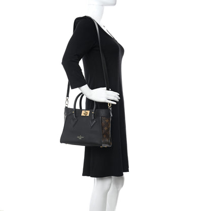 Louis Vuitton Calfskin Monogram On My Side PM Black 2 of 8